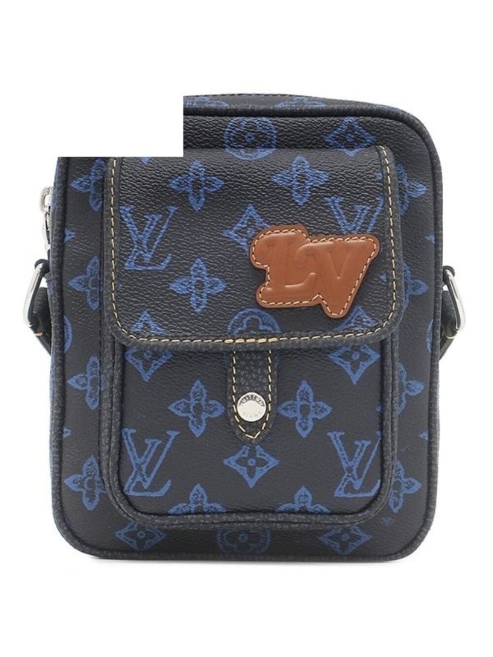 Louis Vuitton Shoulder Bag Christopher Wearable Wallet Leather Monogram Record